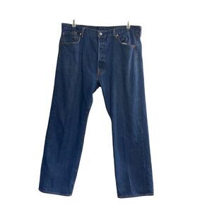 LEVI STRAUSS Men’s 501 Buttonfly Jeans Size 40/30‎ Blue Measures Smaller&Shorter